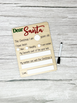 Dear Santa Letter Sign